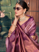 India Silk Pink and Purple Sarees Crafted With Exquisite Zari Silk Offer A Perfect Blend Of Tradition And Luxury